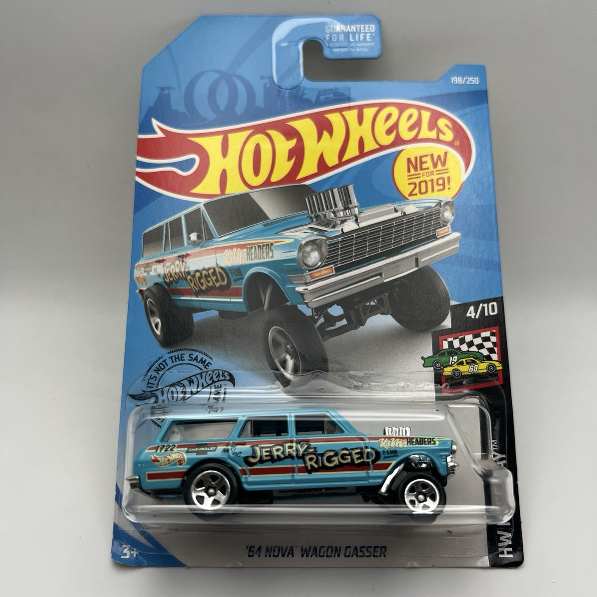 Hot Wheels 1964 Nova Wagon Gasser HW Race Day Blue