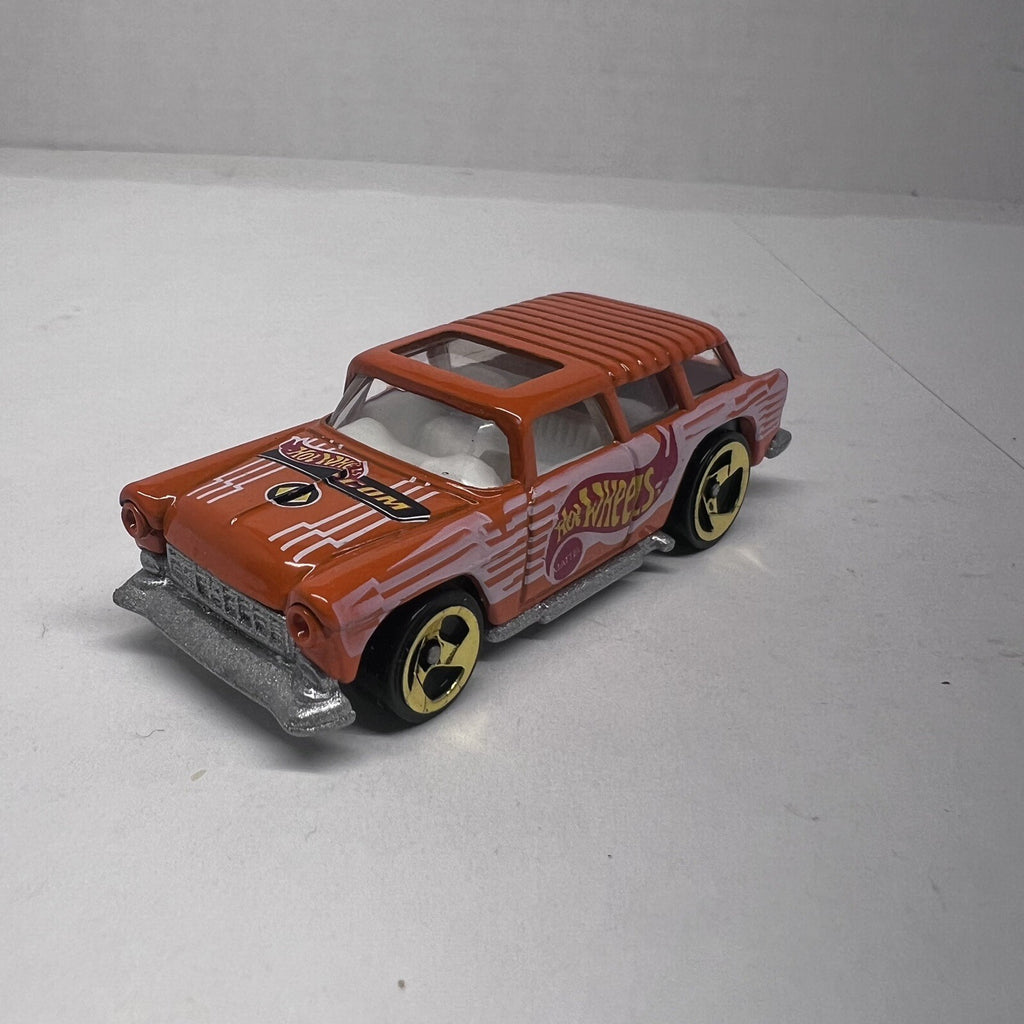 Vintage 1969 Hot Wheels .Com  55 CHEVY NOMAD Orange