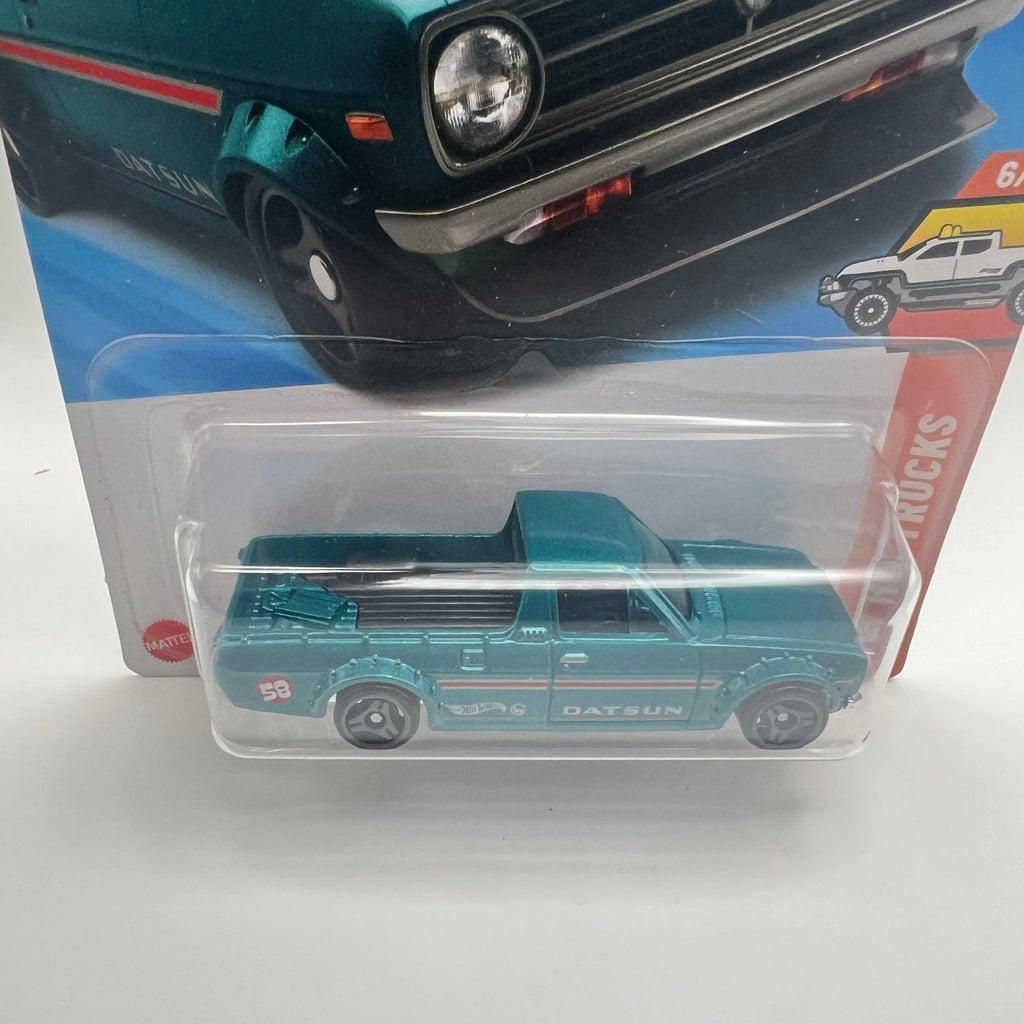 Hot Wheels 1975 Datsun Sunny Truck B120 93/250 Hot Trucks 6/10 Teal