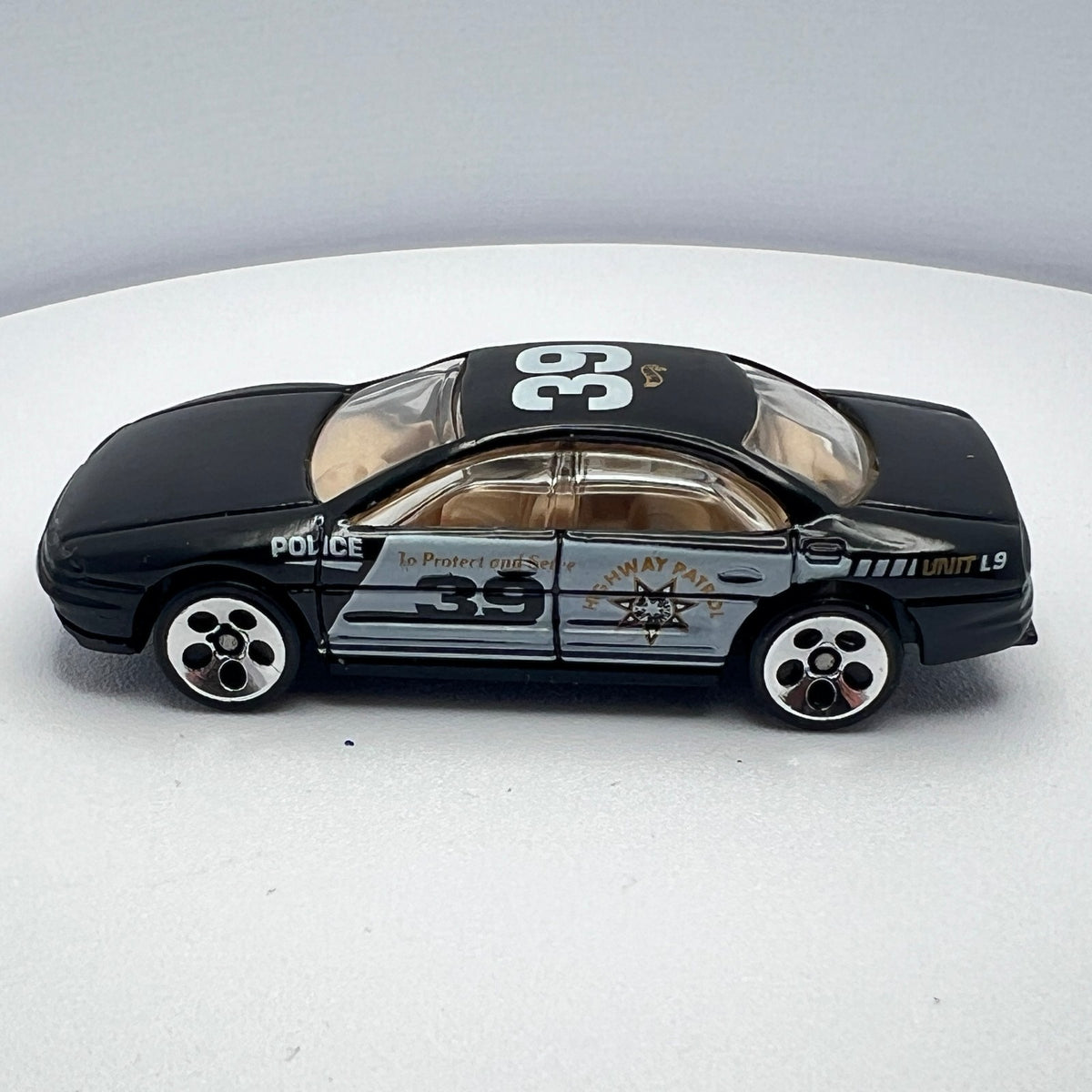Hot Wheels Oldsmobile Aurora Black Highway Patrol 39 LOOSE 1/64