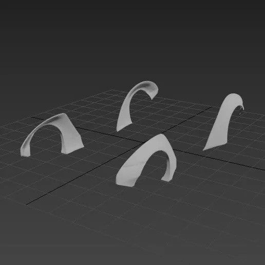 1/64 LB WALK Wide Body Fender KIT FOR Hot Wheels Nissan GT-R (R35) - 3d Printed