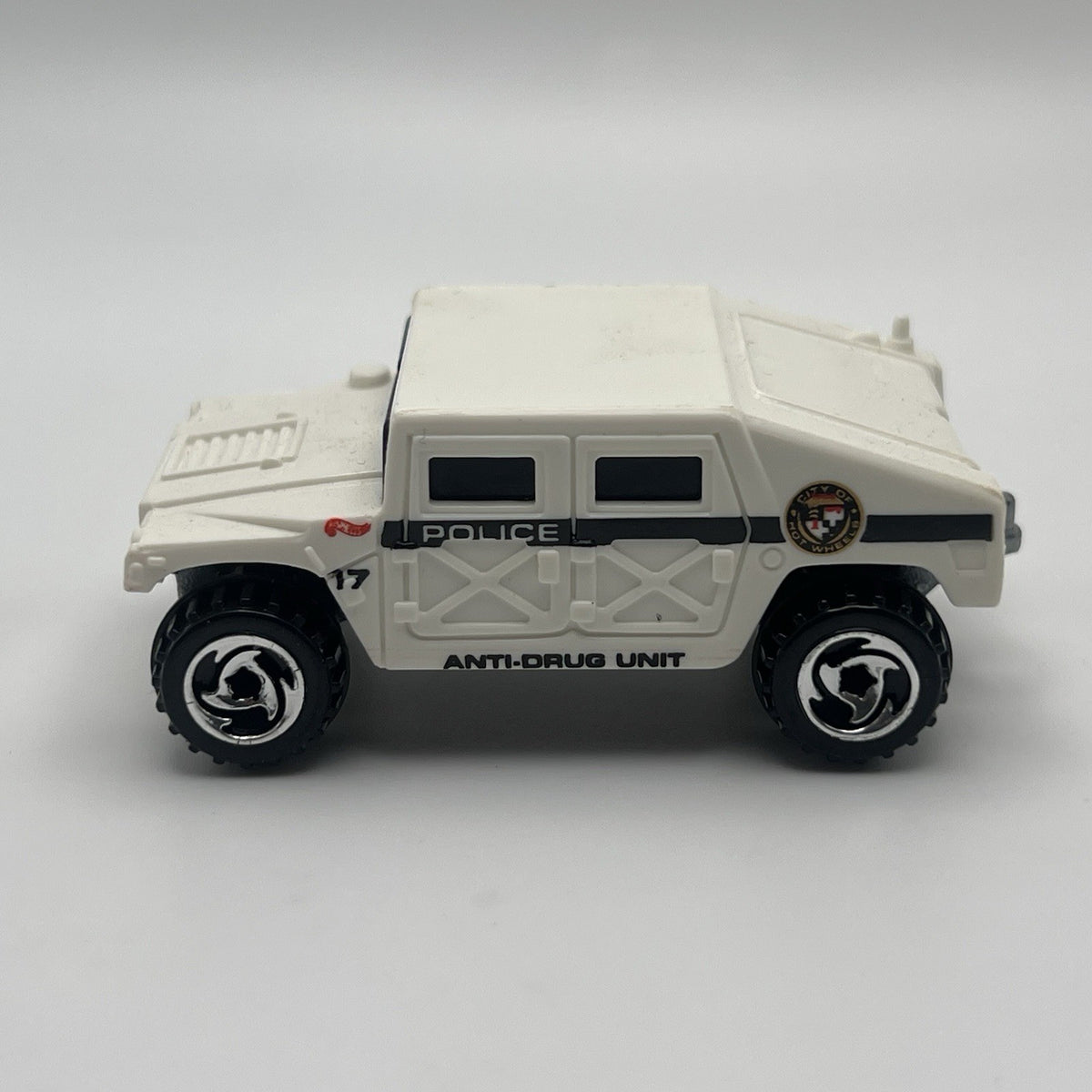 1991 Hot Wheels Humvee Police #17 Anti-Drug Hummer Unit 1/64 Police Force (Mint)