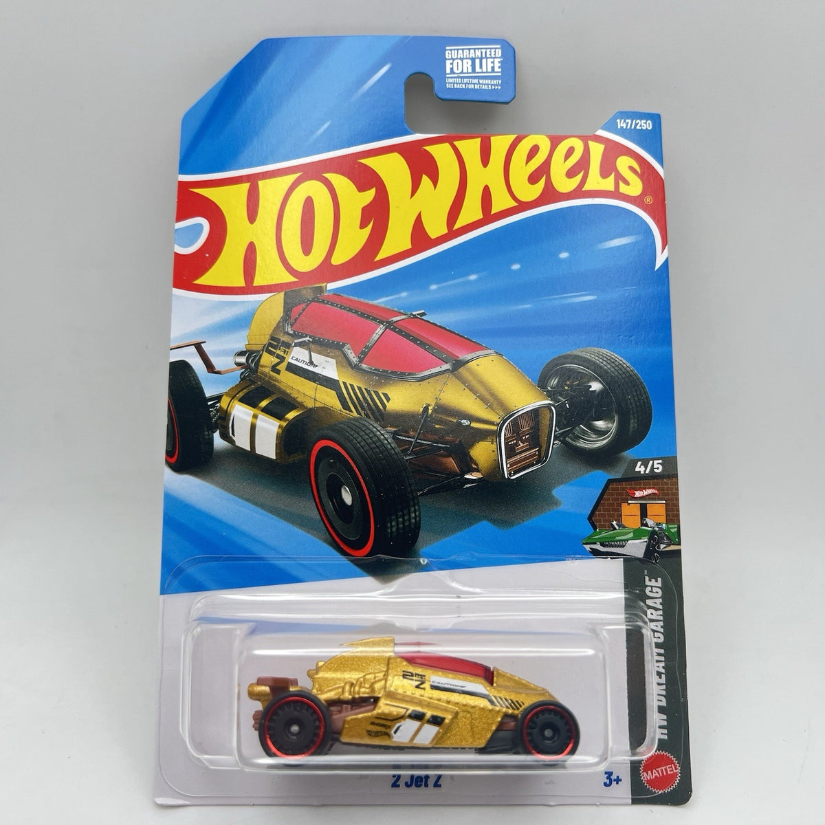 💛❤️ Hot Wheels 2 Jet Z Gold #147 Mainline 2026 Case G Treasure Hunt New TH