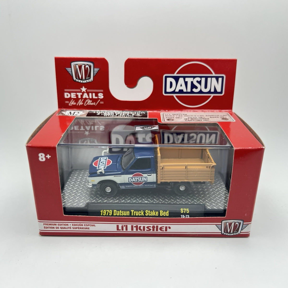 M2 Machines Li'l Hustler 1979 Datsun Truck Stake Bed S75
