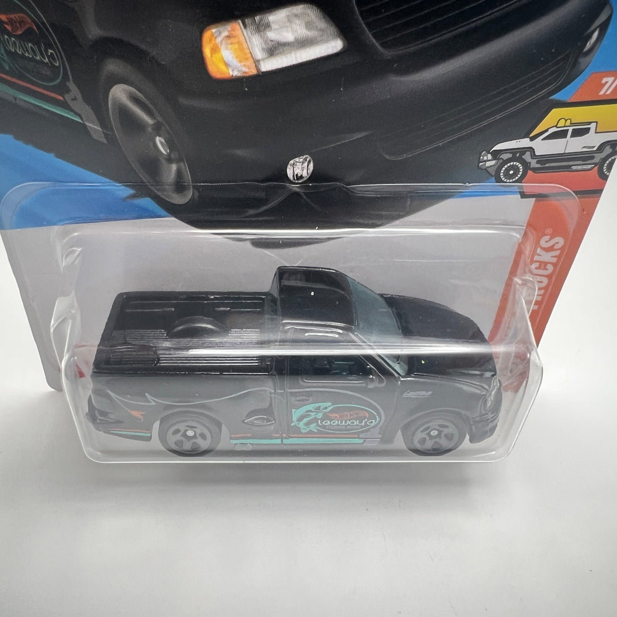 Hot Wheels 99 Ford F-150 SVT Lightning Black 94/250 HW Hot Trucks 7/10