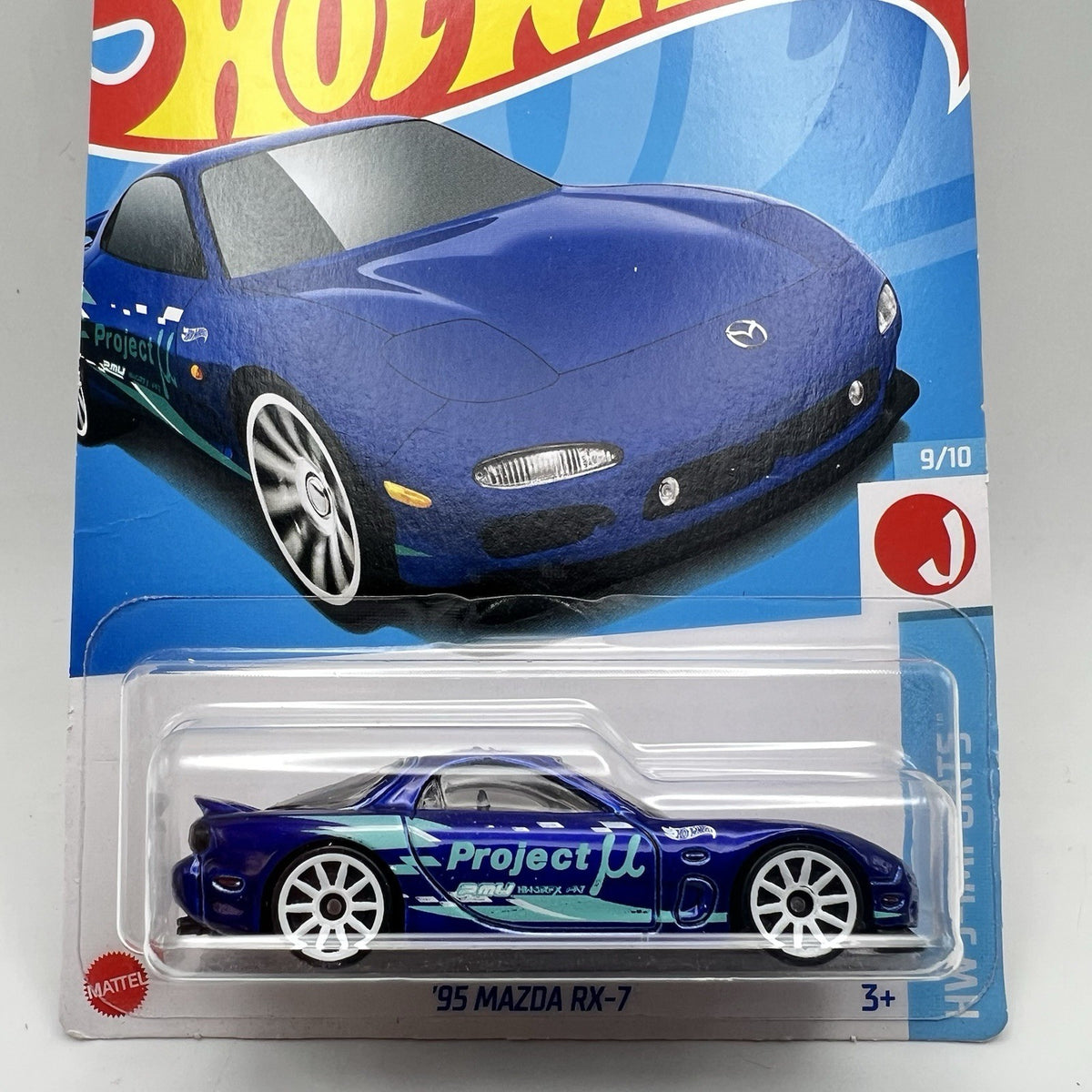 Hot Wheels 95 MAZDA RX-7 Blue J-Imports