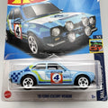 2022 Hot Wheels Rally Champs '70 Ford Escort RS1600 #244 Blue