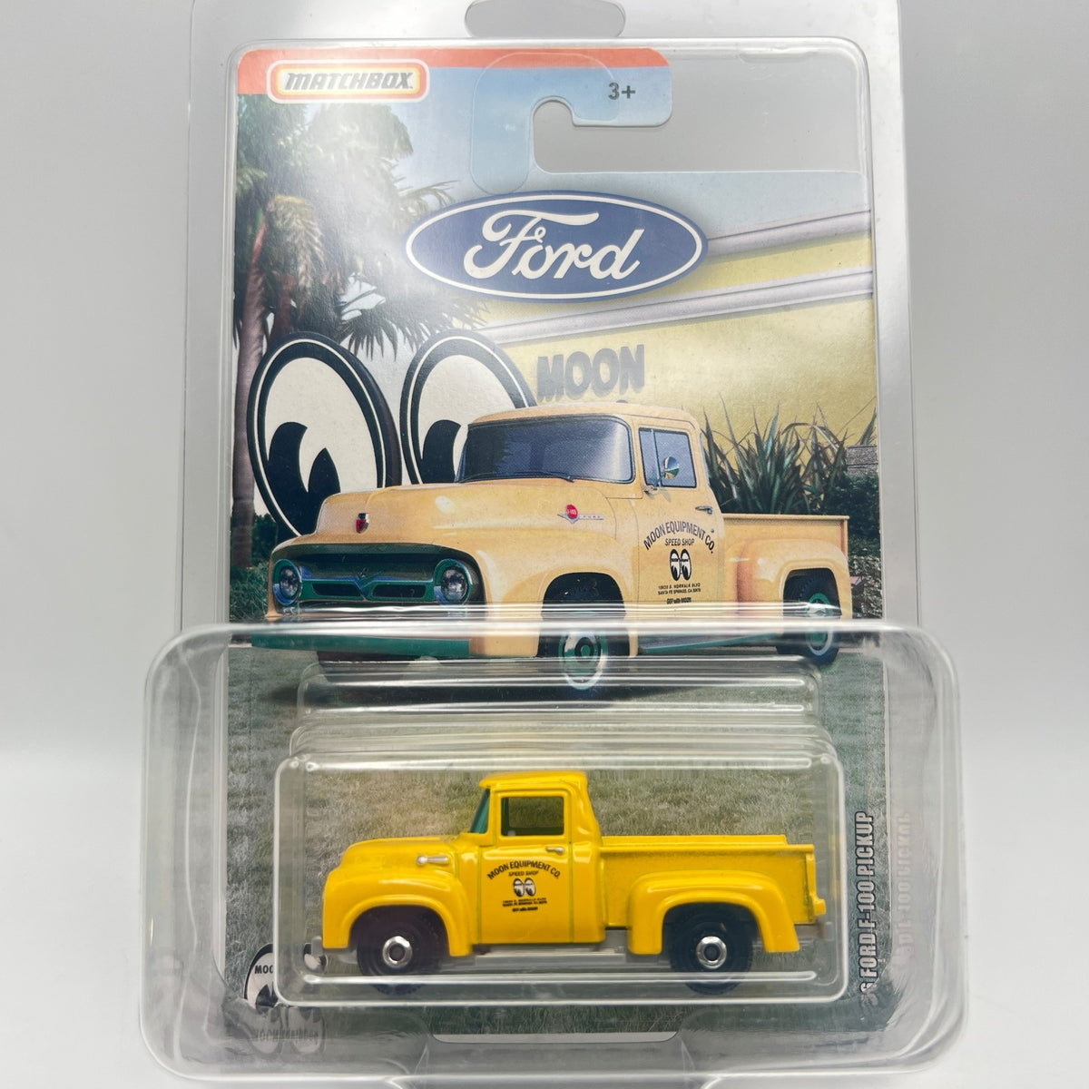 Matchbox '56 Ford F-100 Pickup Yellow Mooneyes The Vault