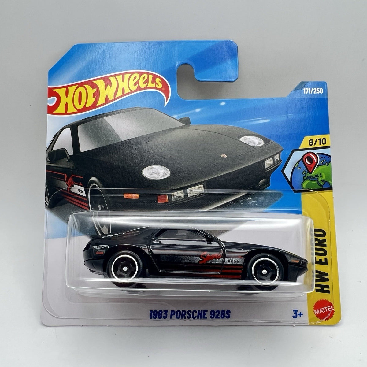 Hot Wheels 2026 Mainline HW Euro 1983 Porsche 928S Black #171 Short Card
