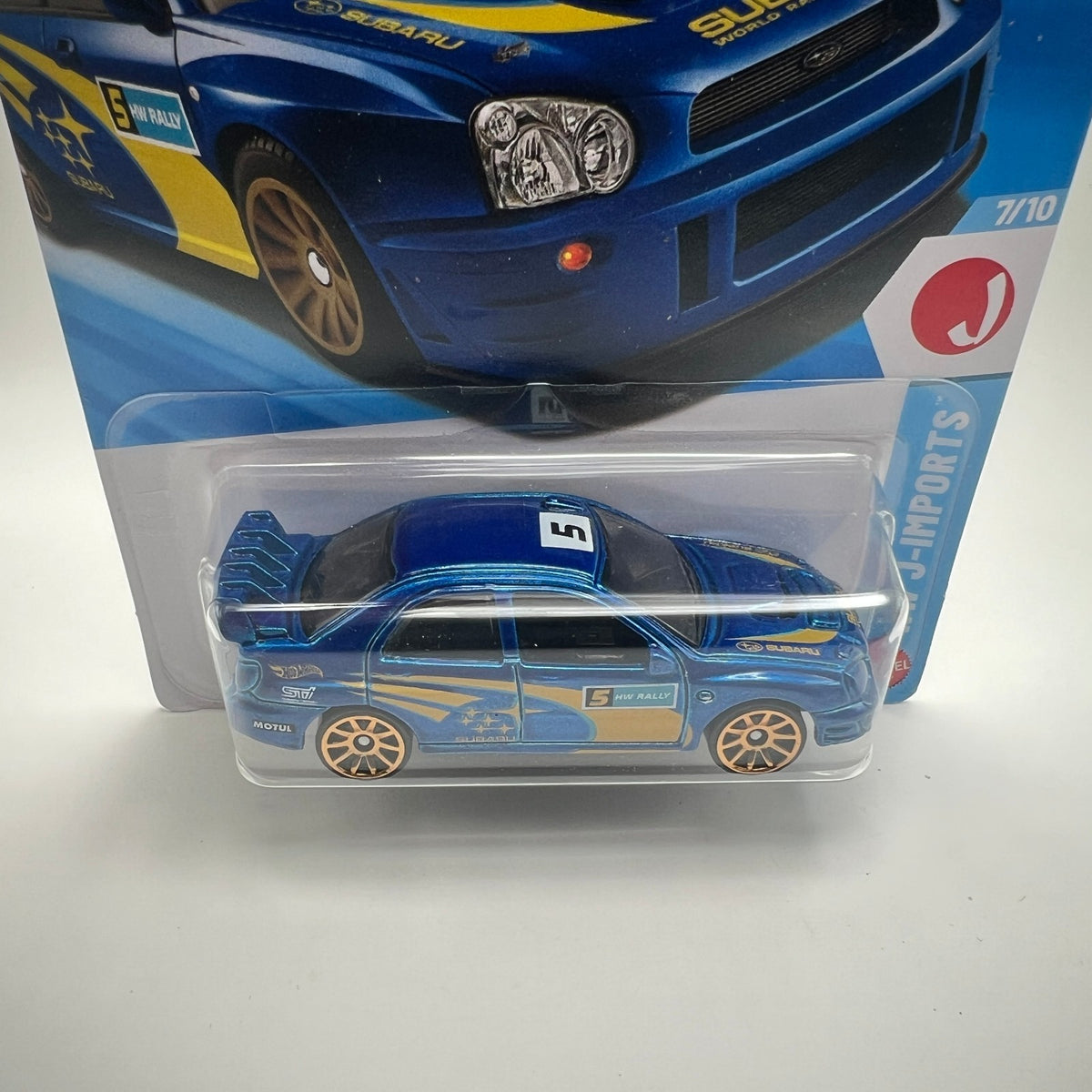 Hot Wheels Subaru Impreza WRX Blue Rally HW J-Imports 7/10 176/250 2026