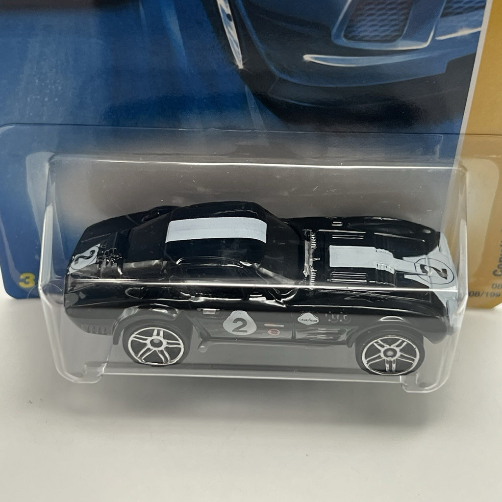 2007 Hot Wheels 2008 New Models Corvette Grand Sport Black 008/196