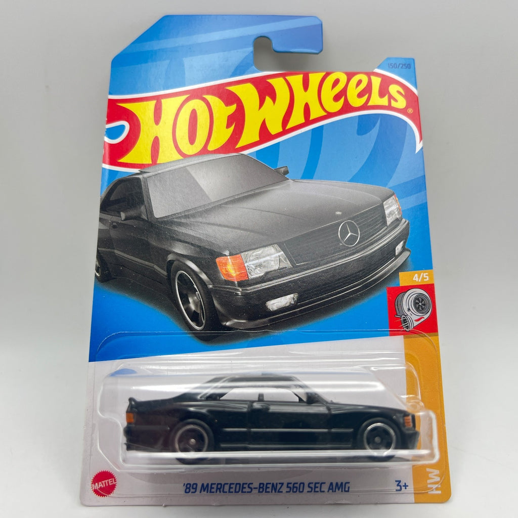 Hot Wheels '89 Mercedes-Benz 560 SEC AMG Lot of 3 Blue 186 Red 82 Black 150/250