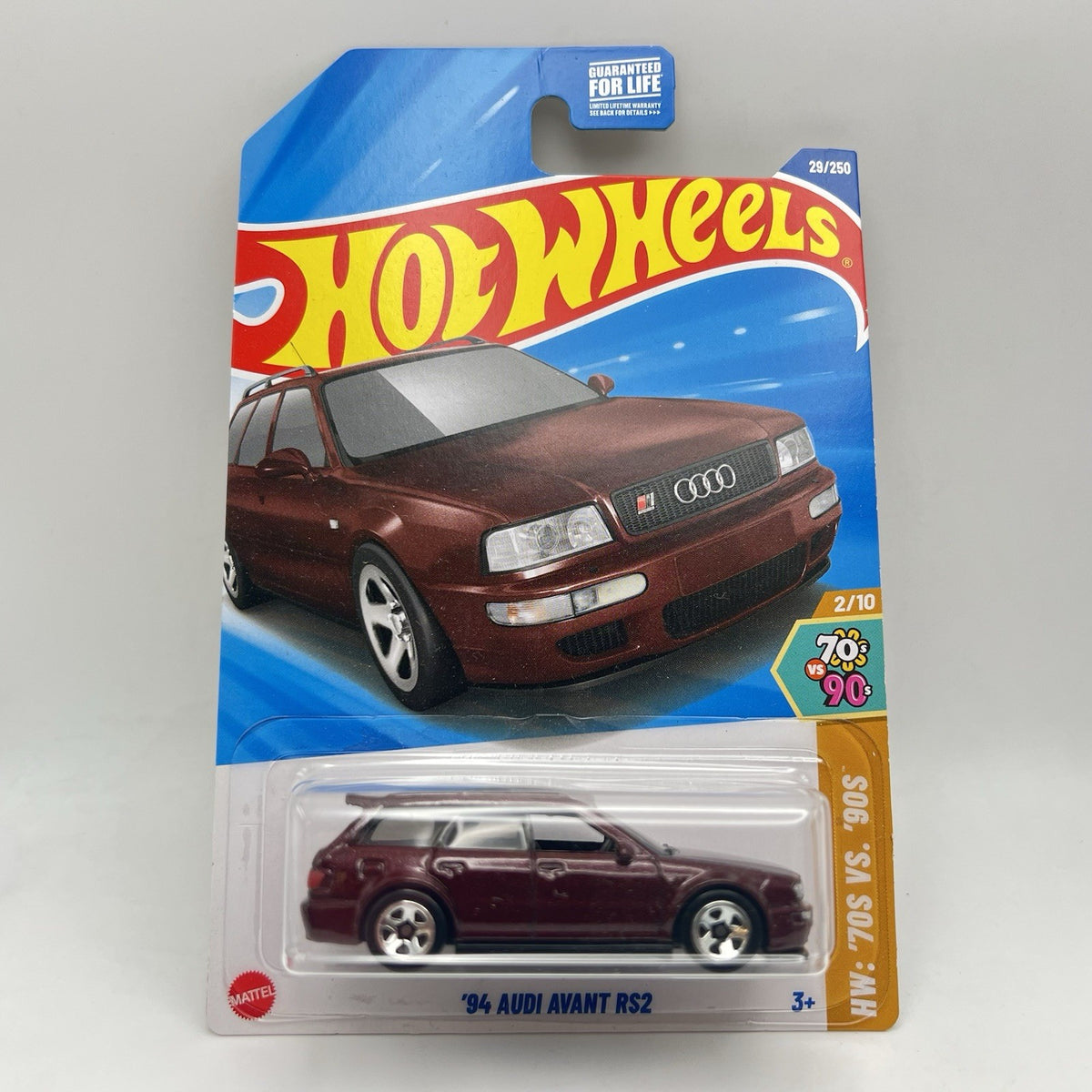 Hot Wheels 3 Diff '94 AUDI AVANT RS2 - Lot Of 3 - Blue, Teal, Maroon