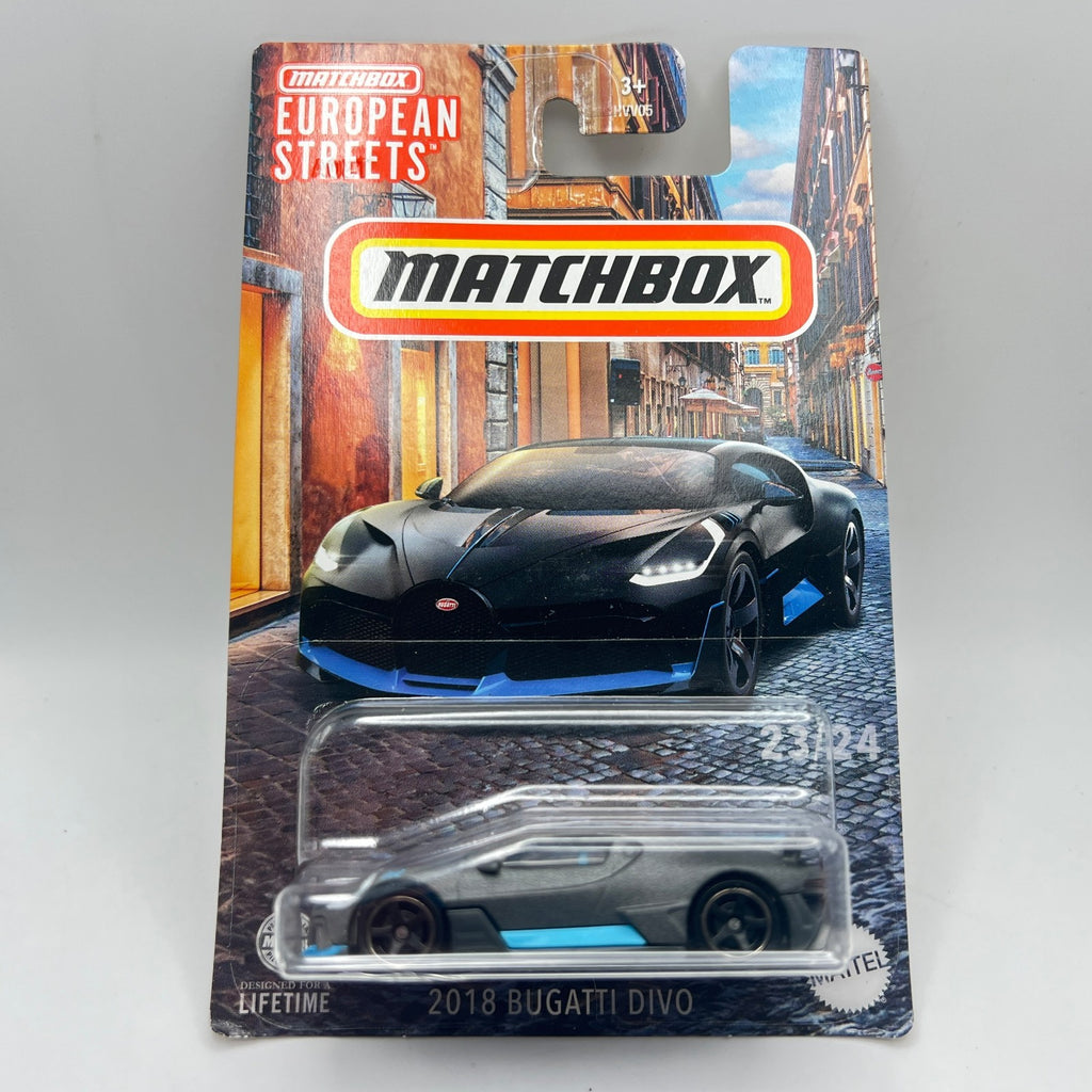 Matchbox 2018 Bugatti Divo 23/24 European Streets 1:64 Diecast