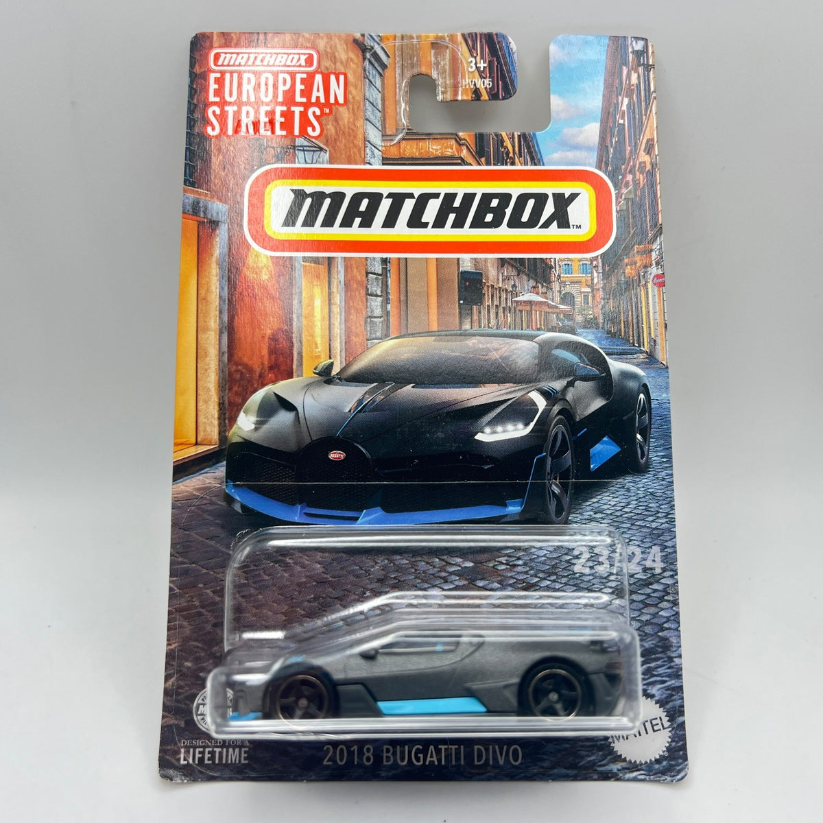 Matchbox 2018 Bugatti Divo 23/24 European Streets 1:64 Diecast