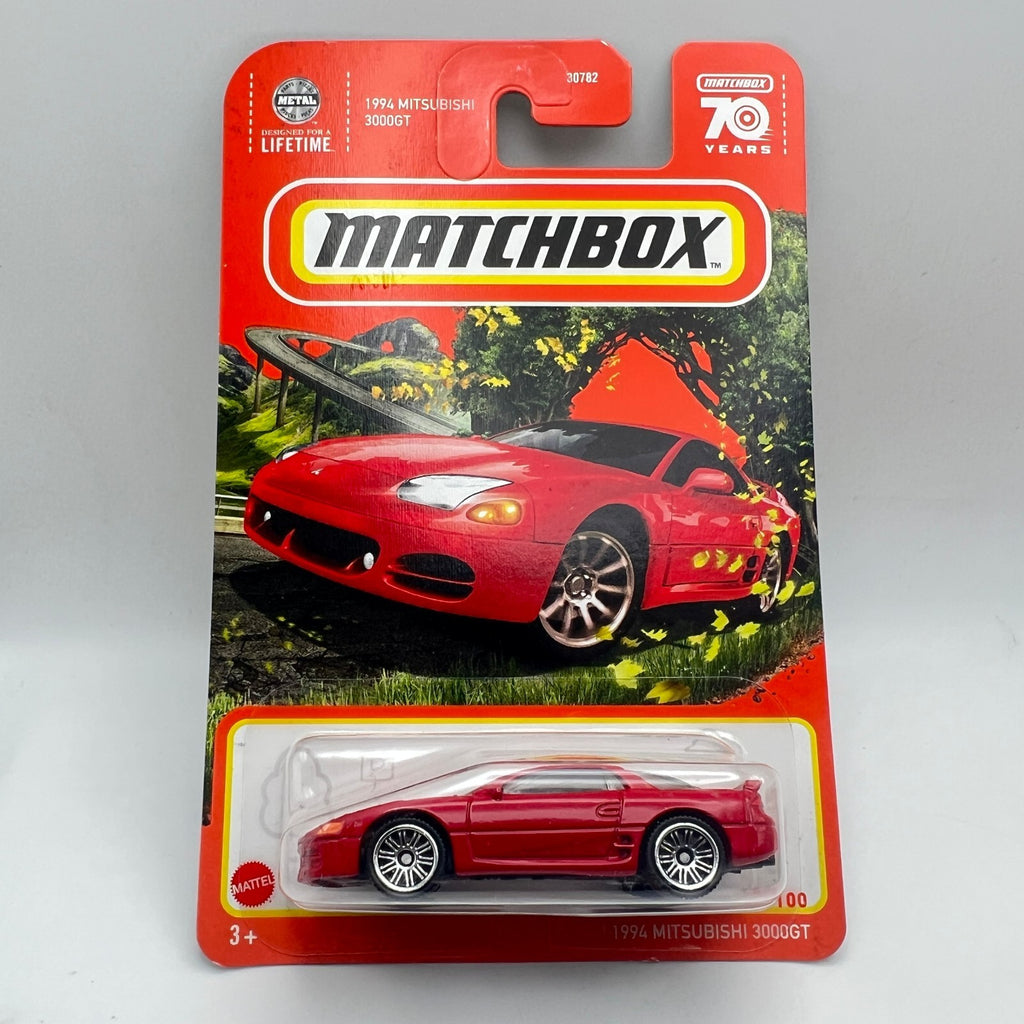 Matchbox 1994 Mitsubishi 3000GT Lot of 3 Red 68/100 Black 64/102 Green 119/125