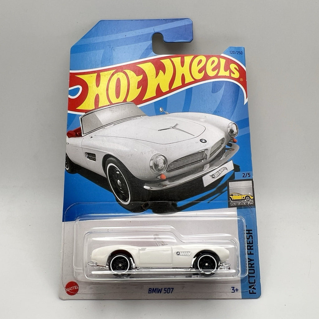 Hot Wheels BMW 507 2023 Factory Fresh White Diecast Cars Toy Carded 1/64th Scale