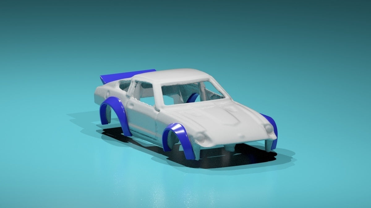 Wide Fenders and Spoiler Lip for Matchbox Fairlady / Nissan 280Z - Resin
