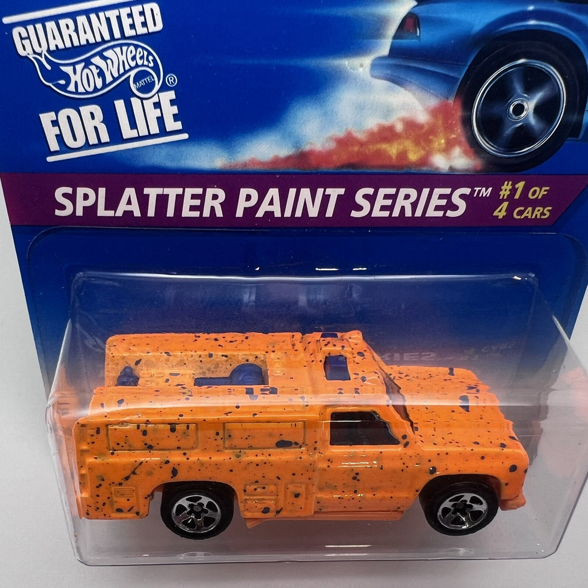 HOT WHEELS 1995 RESCUE RANGER #408 SPLATTER PAINT SERIES 1/4 5SP