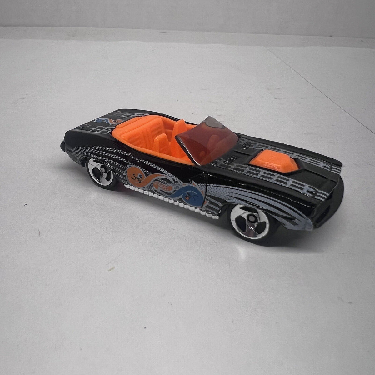 Hot Wheels 1970 KING CUDA Convertible Black C3S Variant 1/64