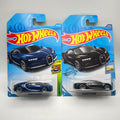 Hot Wheels '16 Bugatti Chiron Lot of (2) Blue/Black New!!!!!