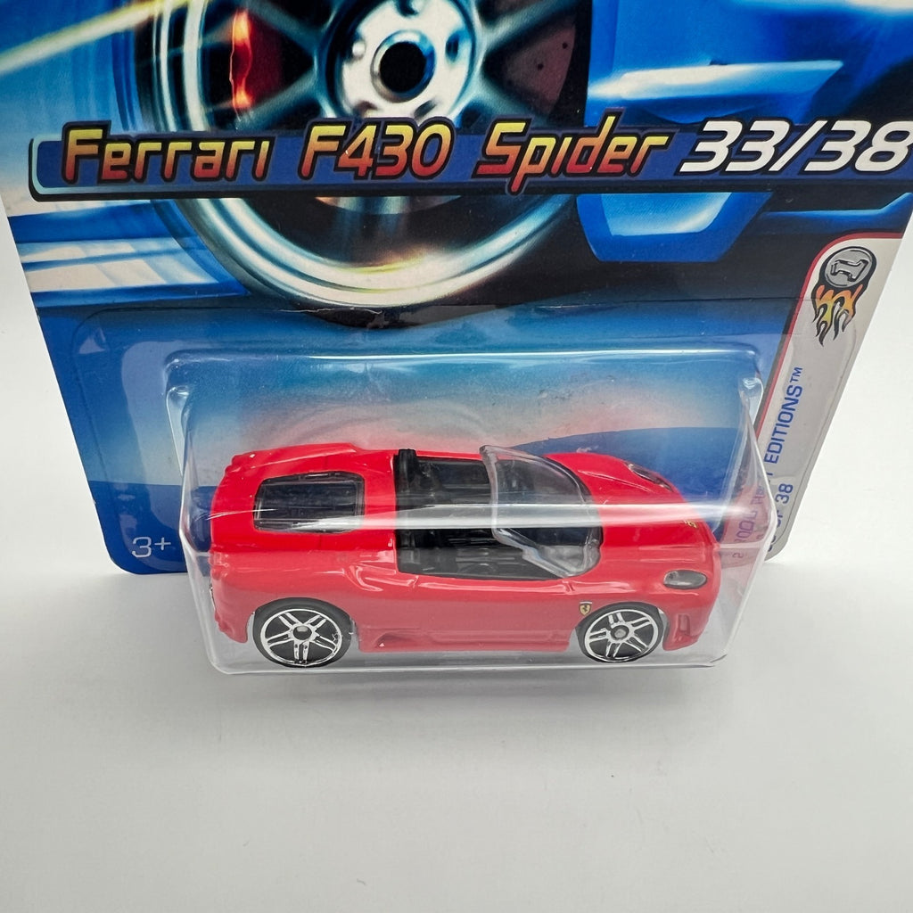 Hot Wheels Ferrari F430 Spider Red 2006 First Editions #033