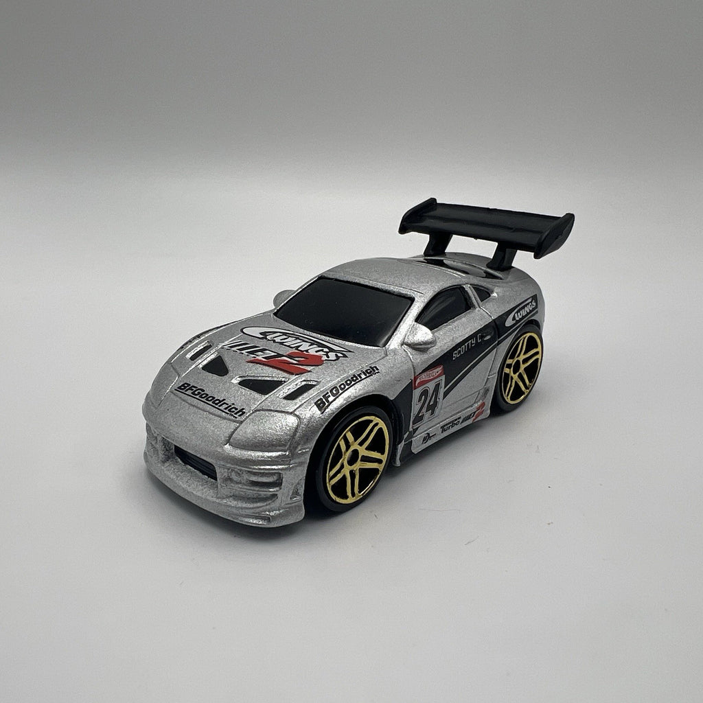 2004 Hot Wheels 1/64 Scale First Editions #8 Loose Silver Tooned Toyota Supra