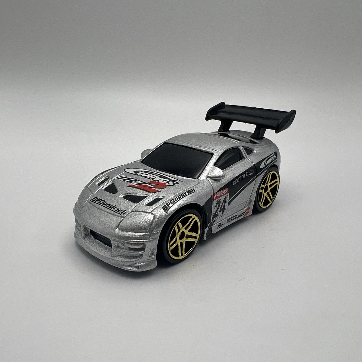 2004 Hot Wheels 1/64 Scale First Editions #8 Loose Silver Tooned Toyota Supra