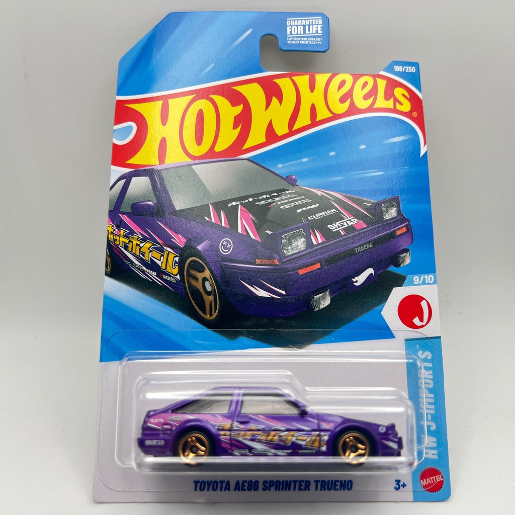 Hot Wheels Toyota AE86 Sprinter Trueno Purple HW J-Imports 9/10 198/250 2026