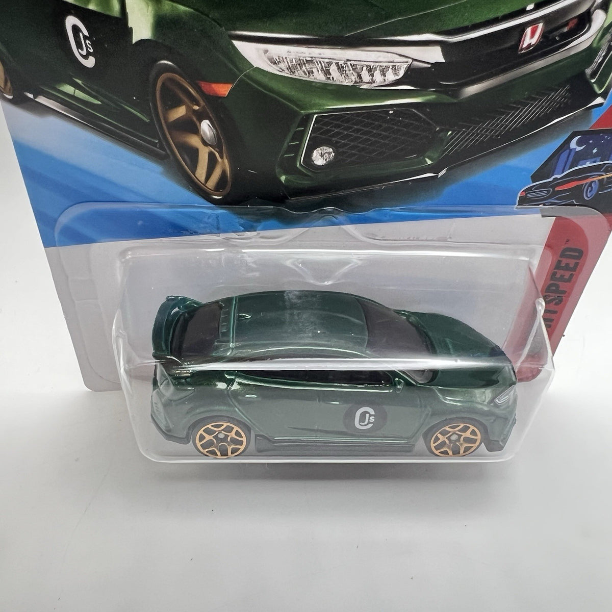 New Hot Wheels Case F 2026 Nightspeed 3/10 2018 Honda Civic Type R Green