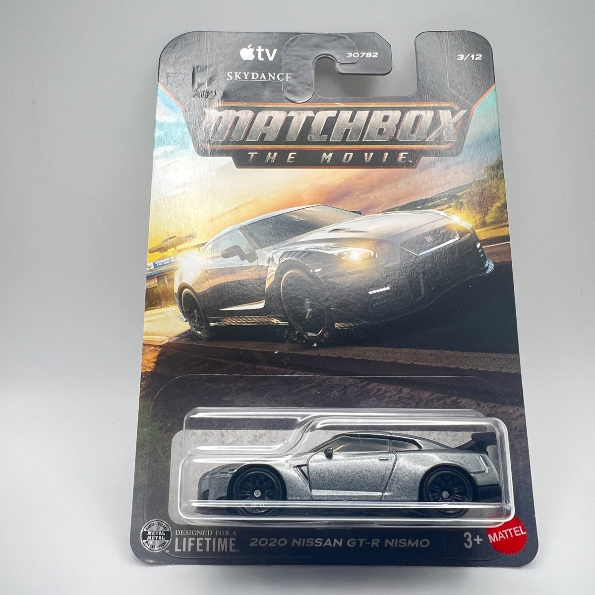 Matchbox The Movie 2020 Nissan GT-R Nismo Silver 3/12 2026 Apple TV