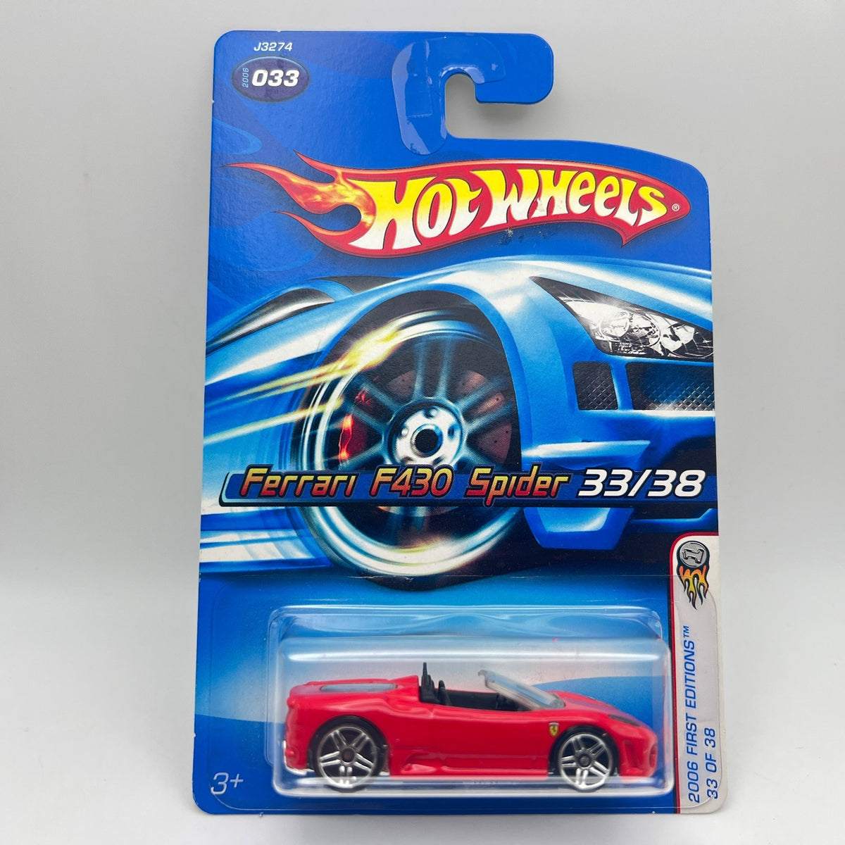 Hot Wheels Ferrari F430 Spider Red 2006 First Editions #033
