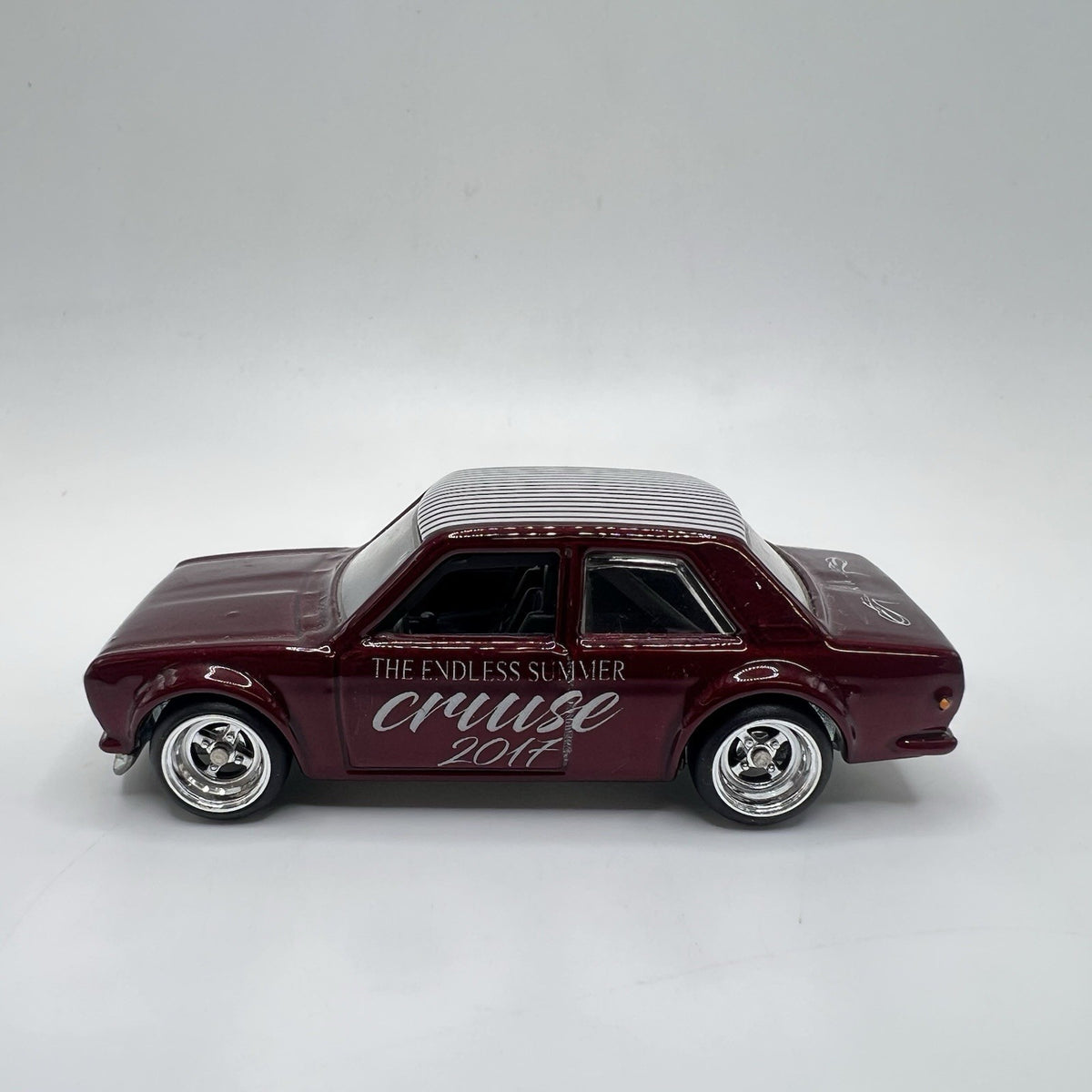 Hot Wheels '71 DATSUN 510 ALL CUSTOM! Full Paint And Real Riders