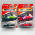 Matchbox Porsche 911 Targa Lot of 2 Green 49/125 + Red 34/125 1:64