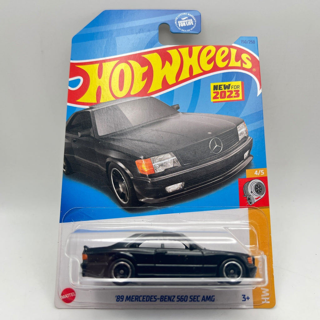 Hot Wheels '89 Mercedes-Benz 560 SEC AMG Lot of 3 Blue 186 Red 82 Black 150/250