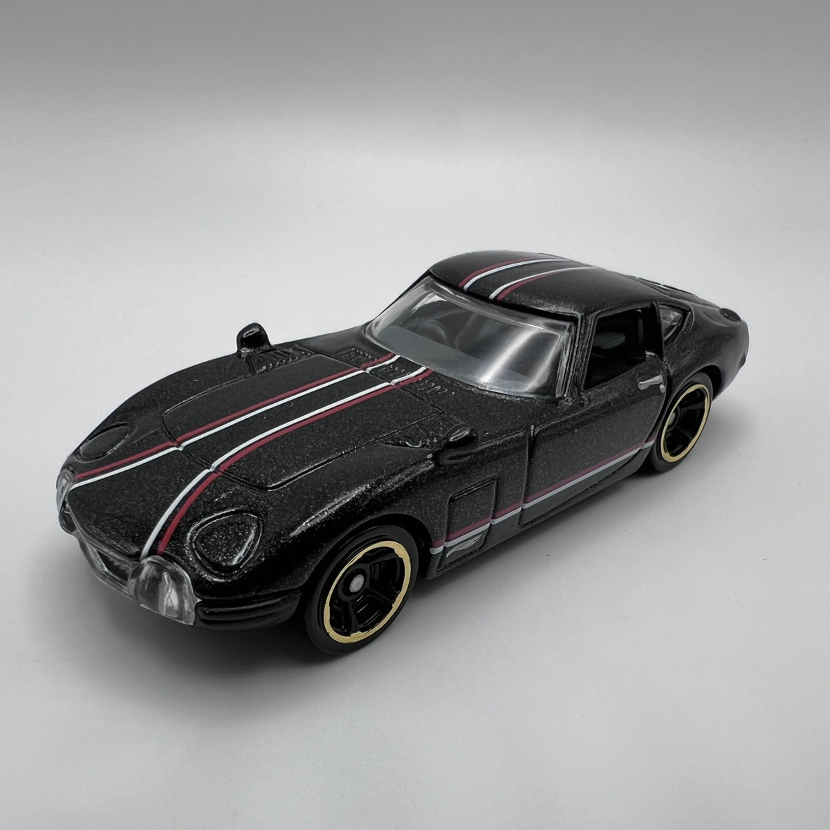 Hot Wheels HW Workshop: HW All Stars Toyota 2000 GT Metalflake Black Die Cast