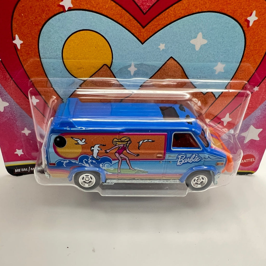 Hot Wheels Premium Custom GMC Panel Van Barbie Pop Culture Surf Mural