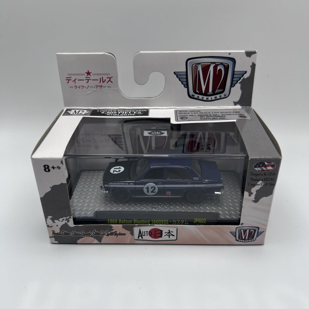M2 Machines AUTO-JAPAN 1969 Datsun Bluebird 1600SSS JPN02 17-94