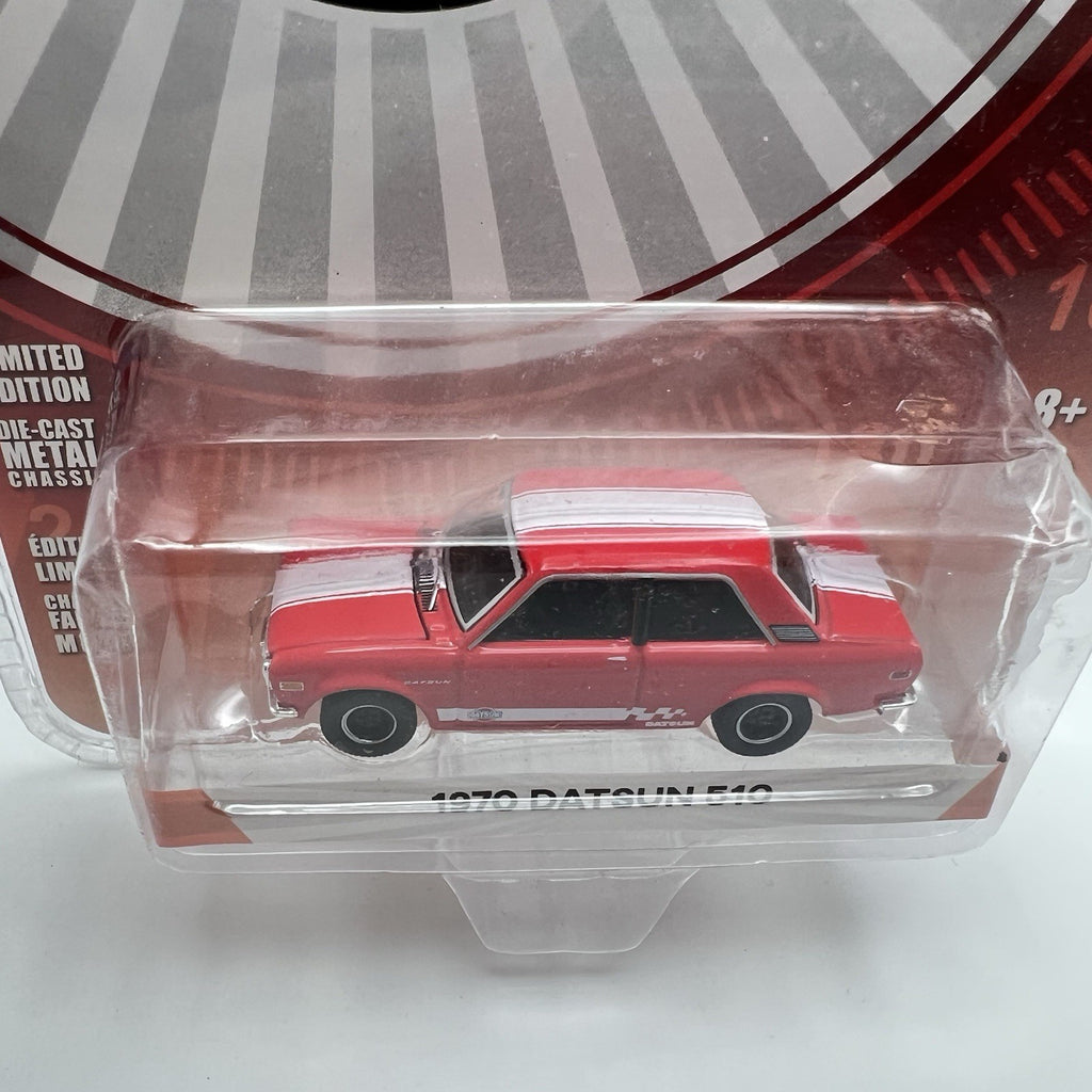 GREENLIGHT Tokyo Torque Series 5 1970 Datsun 510 Red 1:64