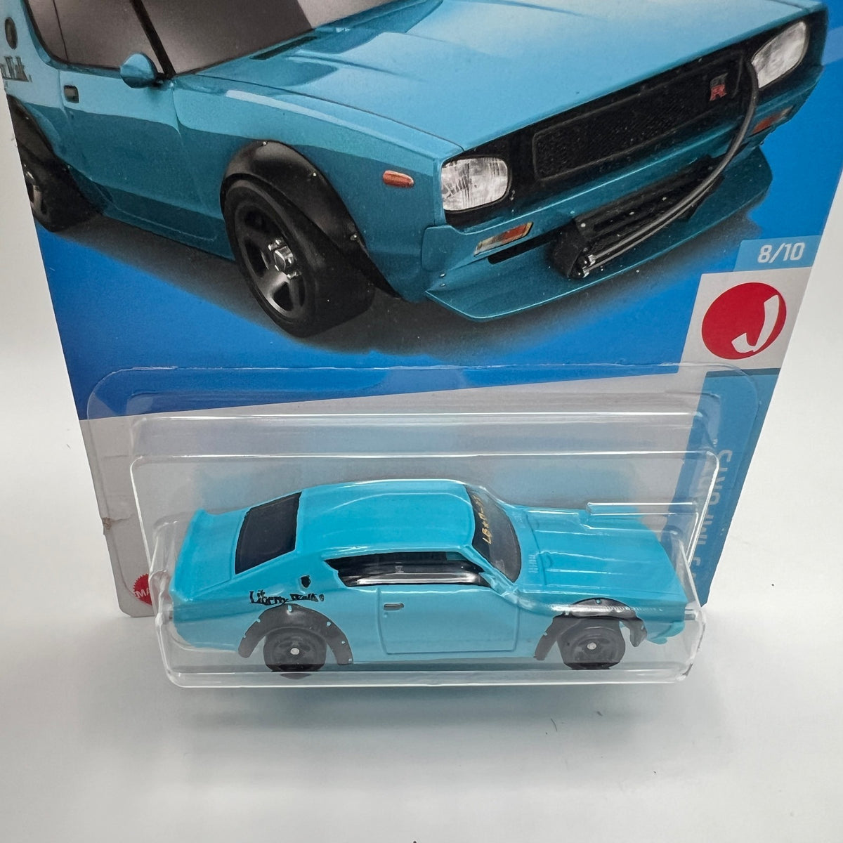 Hot Wheels Nissan Skyline 2000GT-R LBWK 174/250 J-Imports 8/10 Light Blue