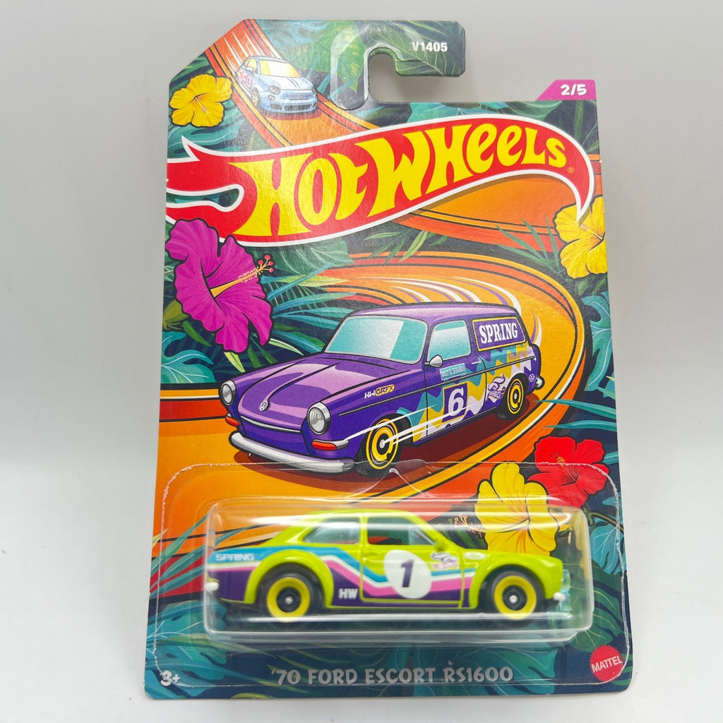 Hot Wheels Spring 2023 Complete Set of 5 Fiat 500 Escort Mini Subaru Squareback