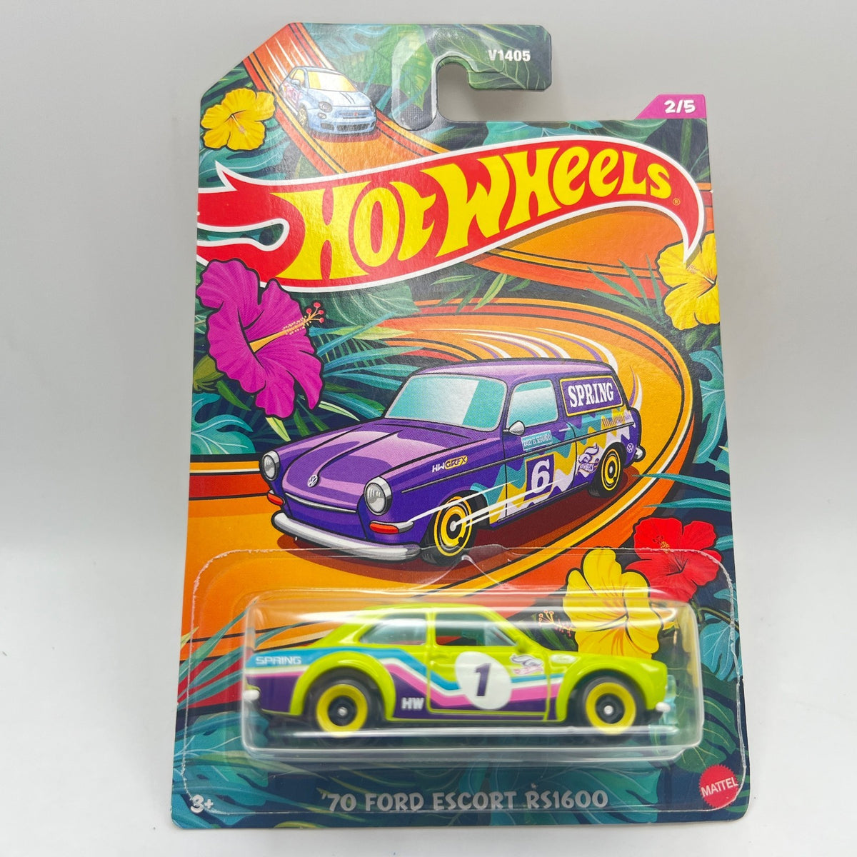 Hot Wheels Spring 2023 Complete Set of 5 Fiat 500 Escort Mini Subaru Squareback