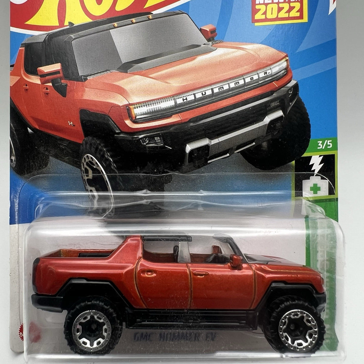 GMC Hummer EV 130/250 Hot Wheels 2022 HCX41 HW Green Speed 3/5