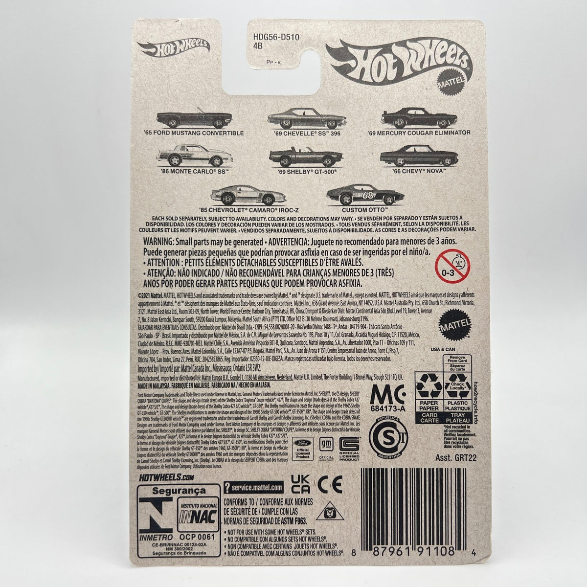 Hot Wheels '86 Monte Carlo SS White Flying Customs