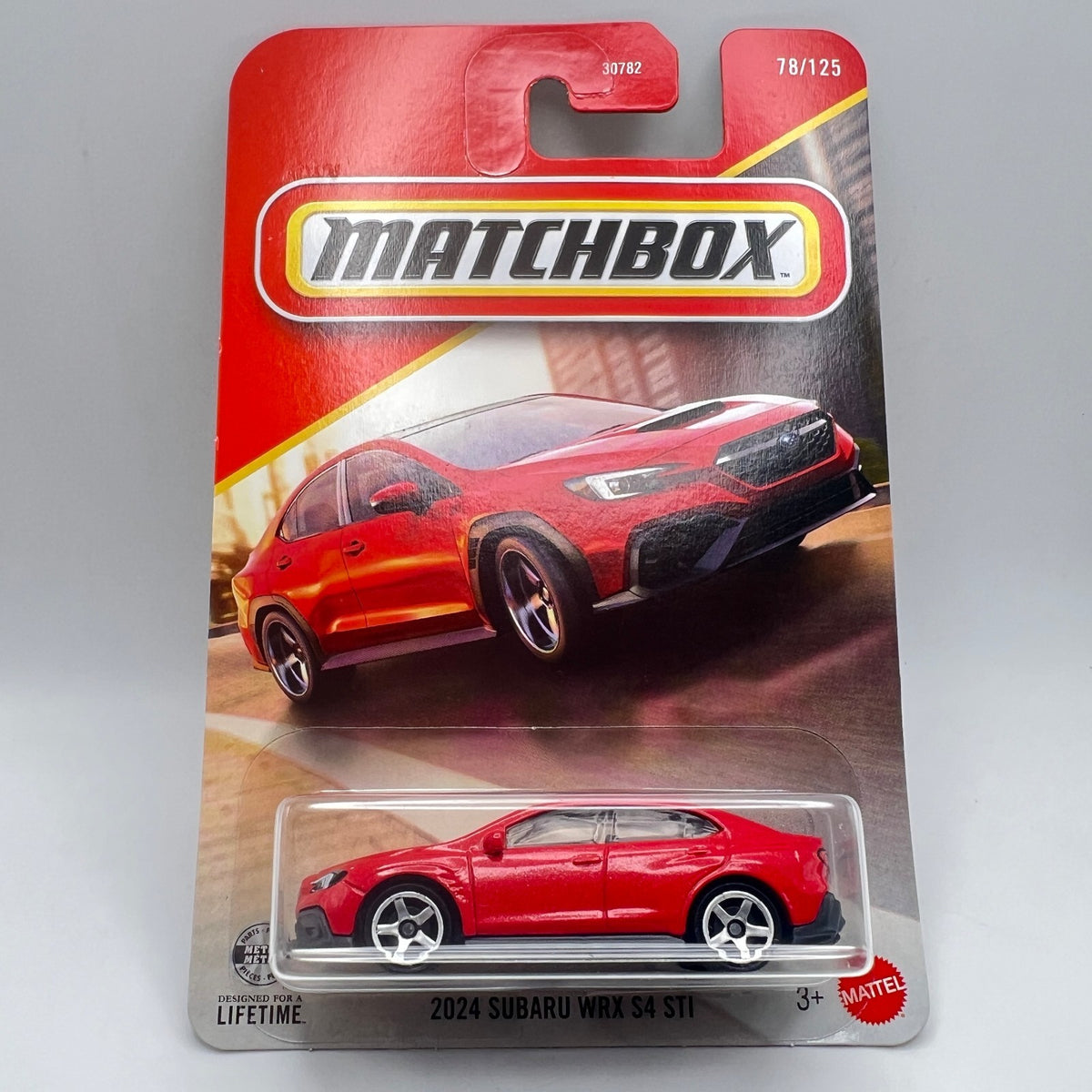 Matchbox 2024 Subaru WRX S4 STI Red 78/125 2026 Mainline