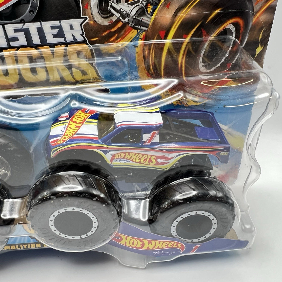 Hot Wheels Demo Doubles Hot Wheels 4/Racing 1 Monster Truck 1/64