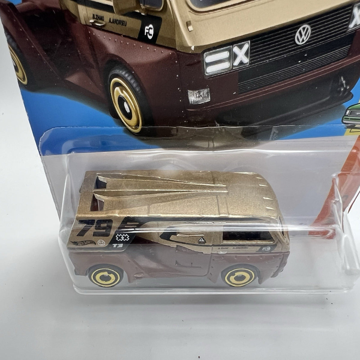 Hot Wheels VW T3 Custom Gold/Brown 227/250