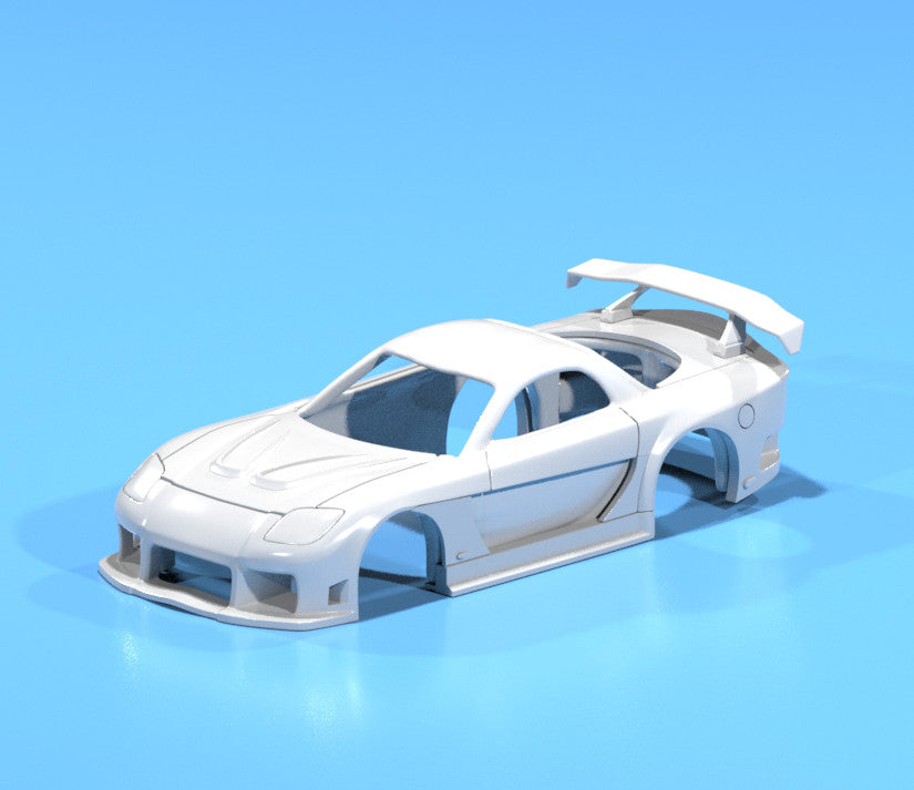 Veilside Body Kit For Hot Wheels Mazda RX7 FD - Resin - 3d Printed