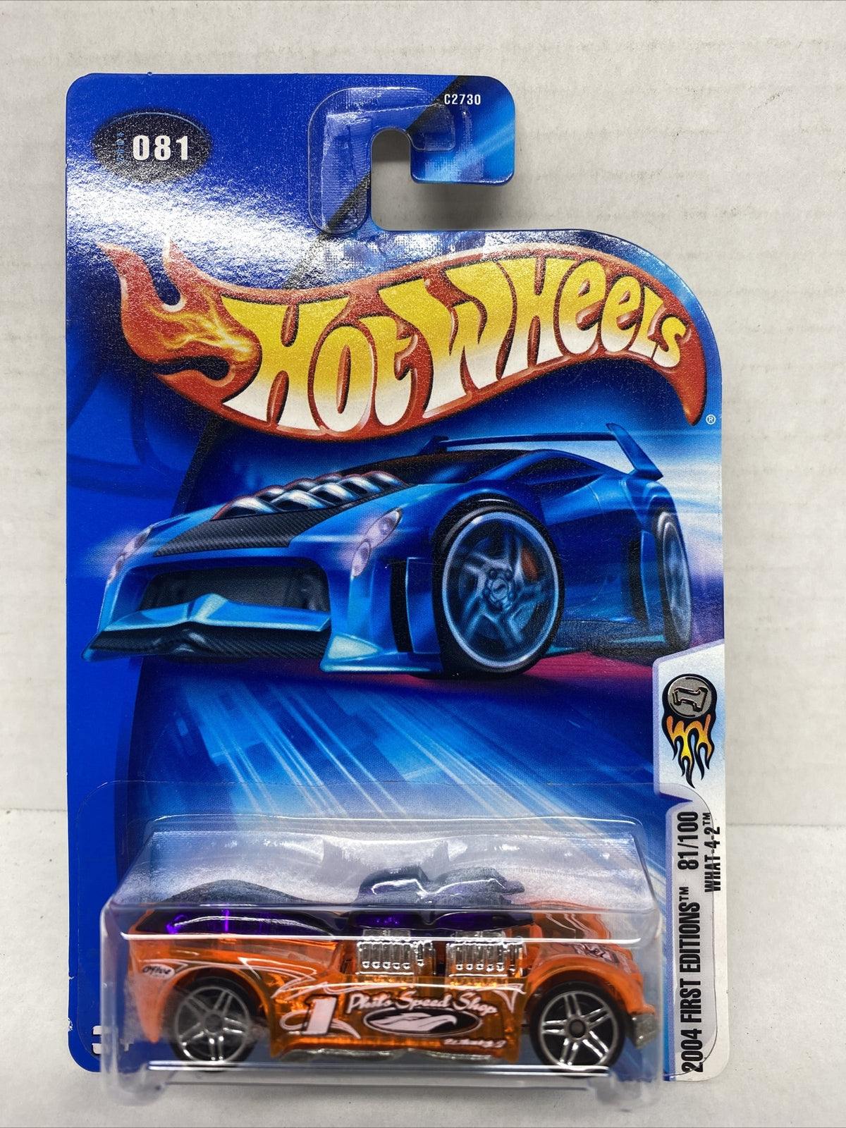 Hot Wheels 2004 #81 First Editions #81/100 What-4-2 Orange