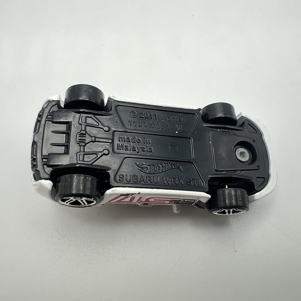 HOT WHEELS SUBARU WRX STI WHITE 68/250 Loose